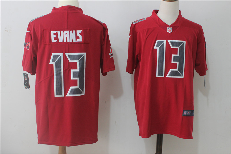 Men's Tampa Bay Buccaneers Mike Evans #13 Red Alternate Jersey